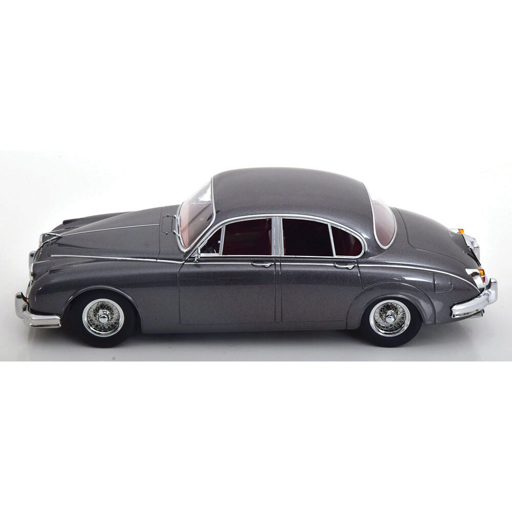 1959 Jaguar MK II 3.8 LHD Dark Gray Diecast Model Car | KK Scale