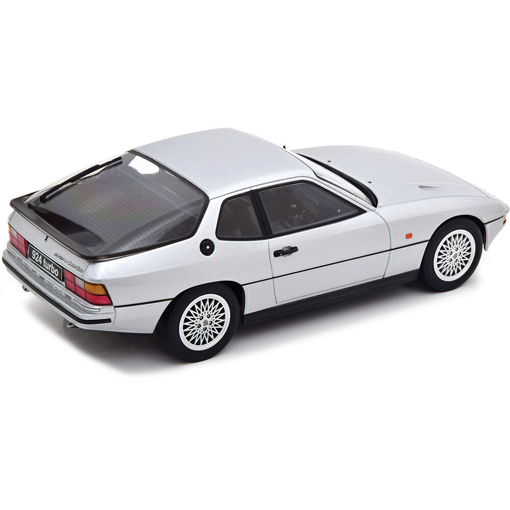 1986 Porsche 924 Turbo Silver Diecast Model Car | KK Scale