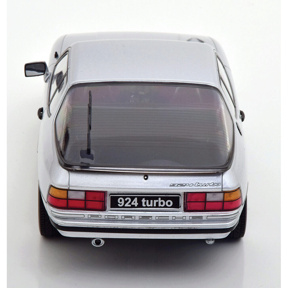 1986 Porsche 924 Turbo Silver Diecast Model Car | KK Scale