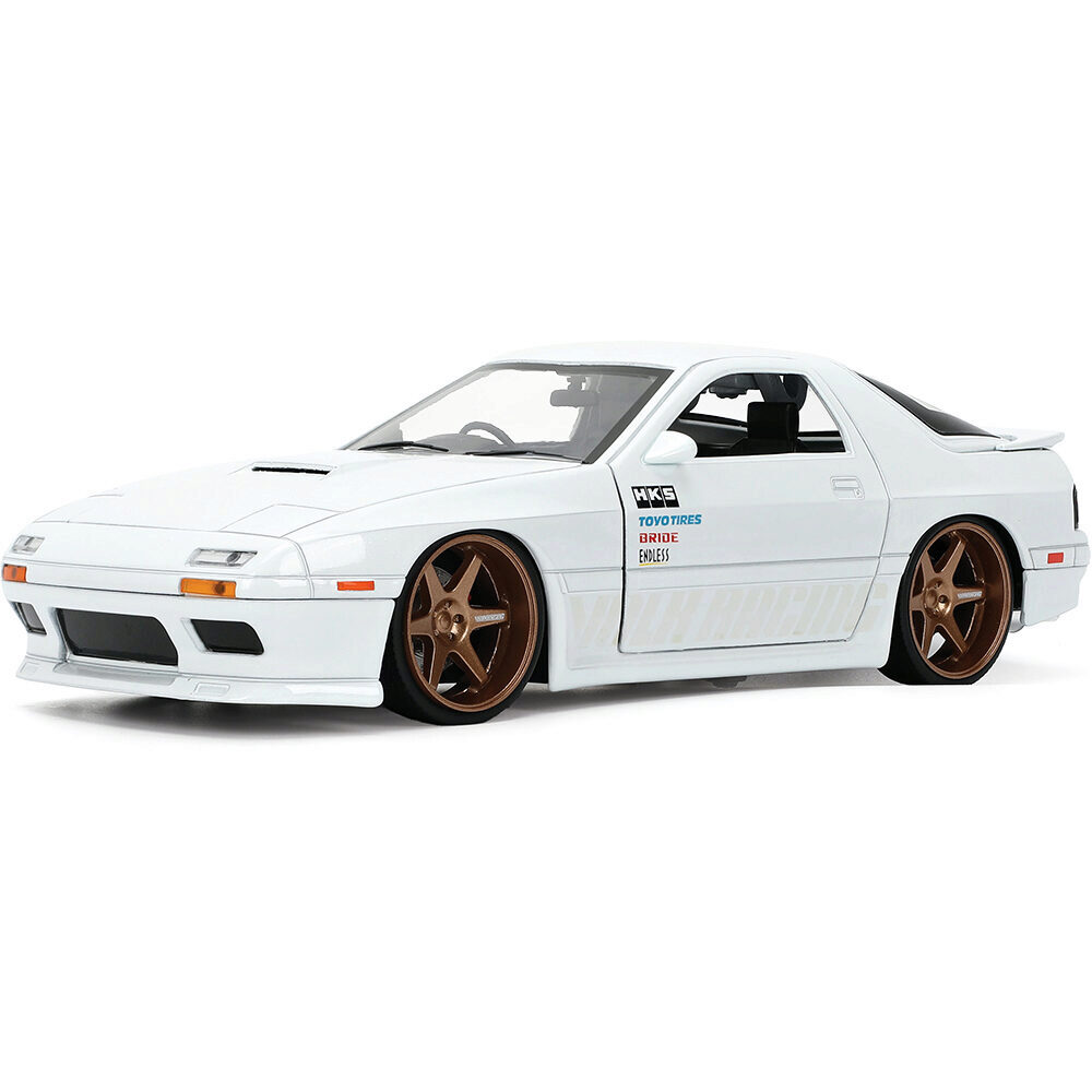 1985 Mazda RX-7 White Diecast Model Car | Jada Toys