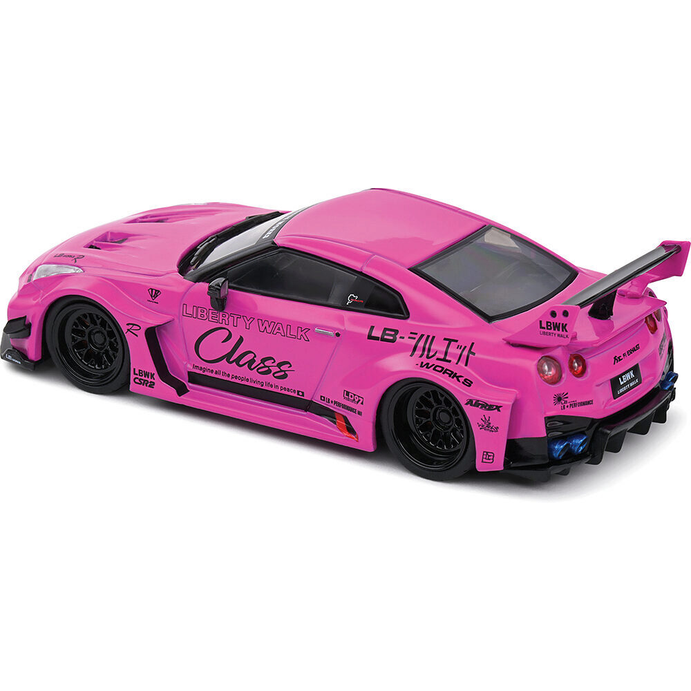 2019 Nissan GTR35 LBWK Silhouette Purple Diecast Model Car