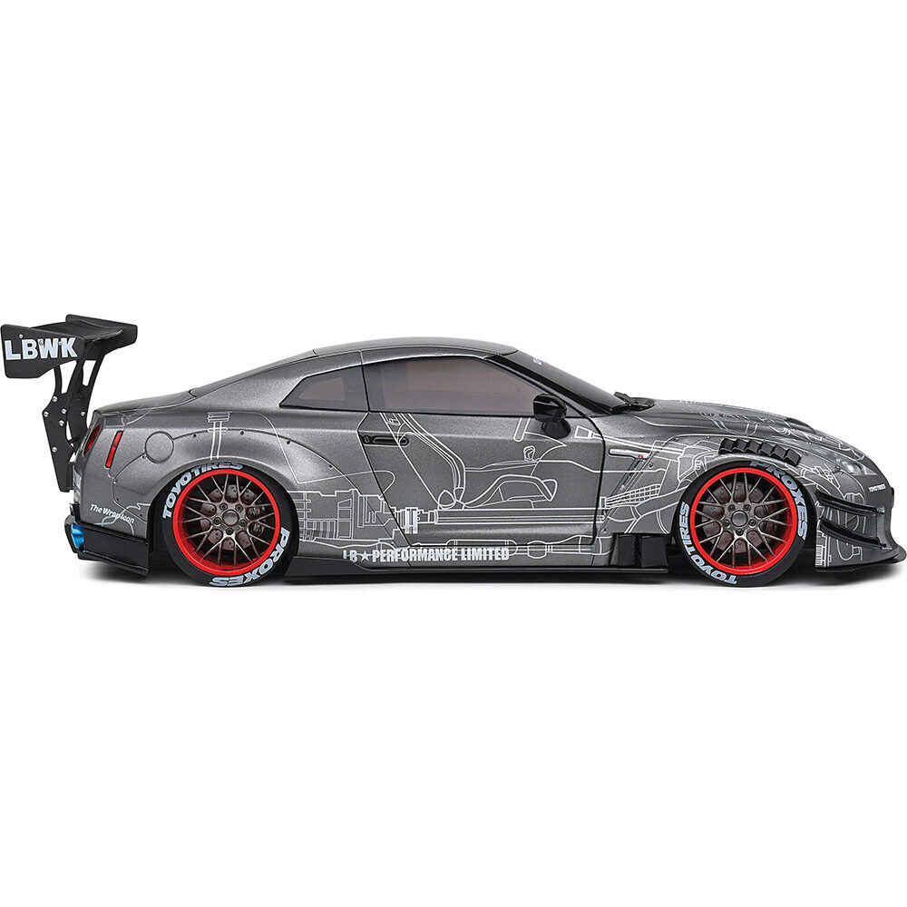 2020 Nissan GT-R (R35) W/ Liberty Walk Body Kit 2.0 Black