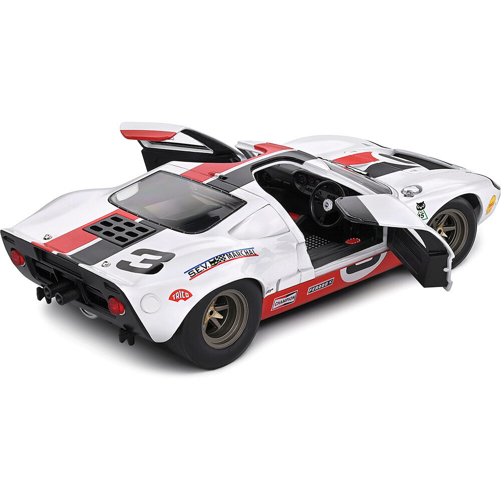 Ford GT40 Mk.1 Eric Dean Design White Diecast Model Car | Solido