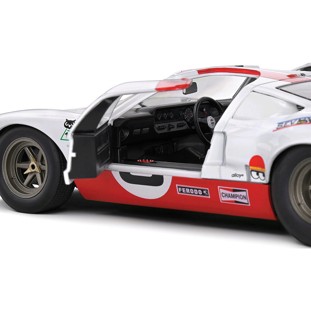 ソリド 1/18 フォードGT40 ホワイト/ブルー FORD GT40 MK1 - WHITE / BLUE STRIPES - 1968 - Solido