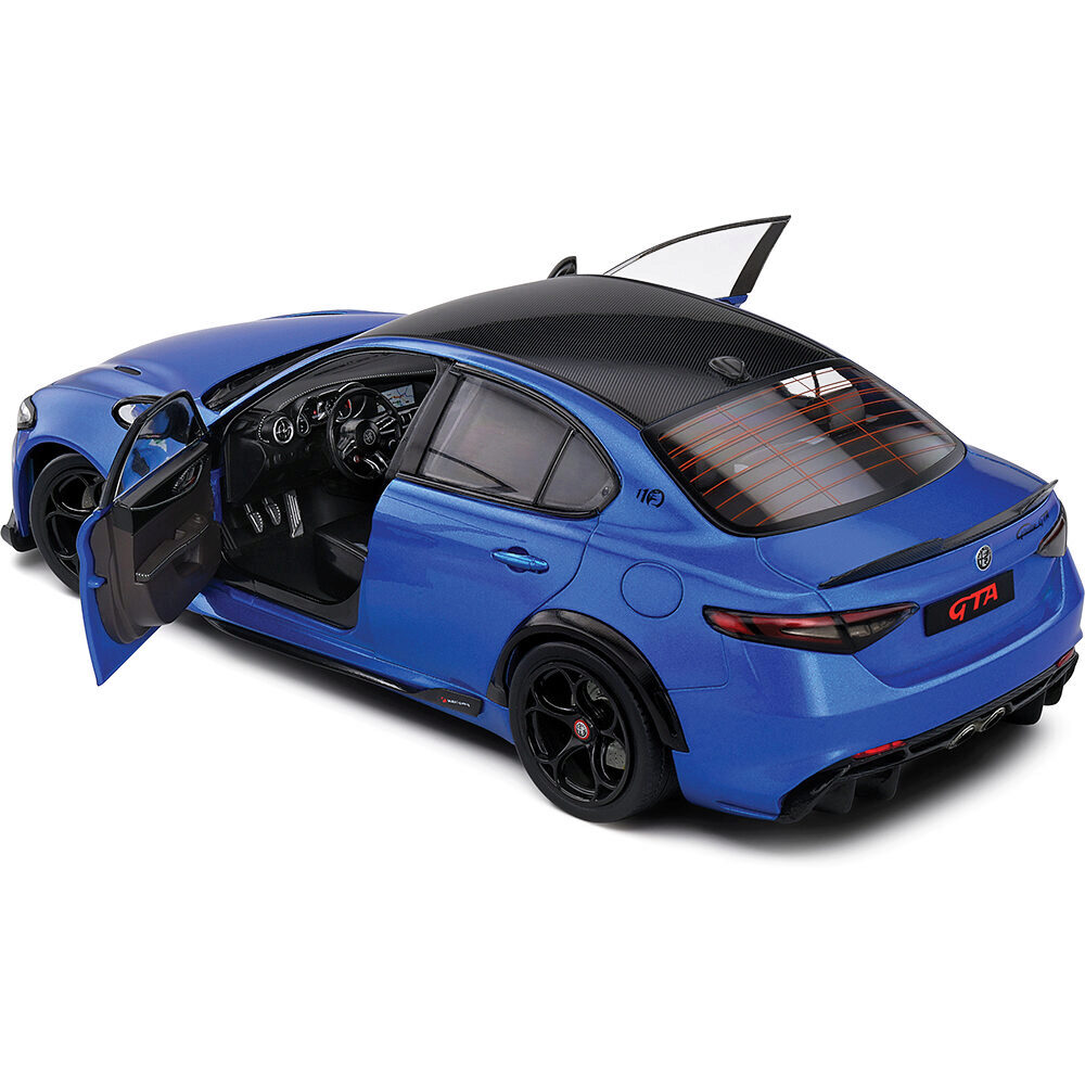 2022 Alfa Romeo Giulia GTA Blue Diecast Model Car | Solido
