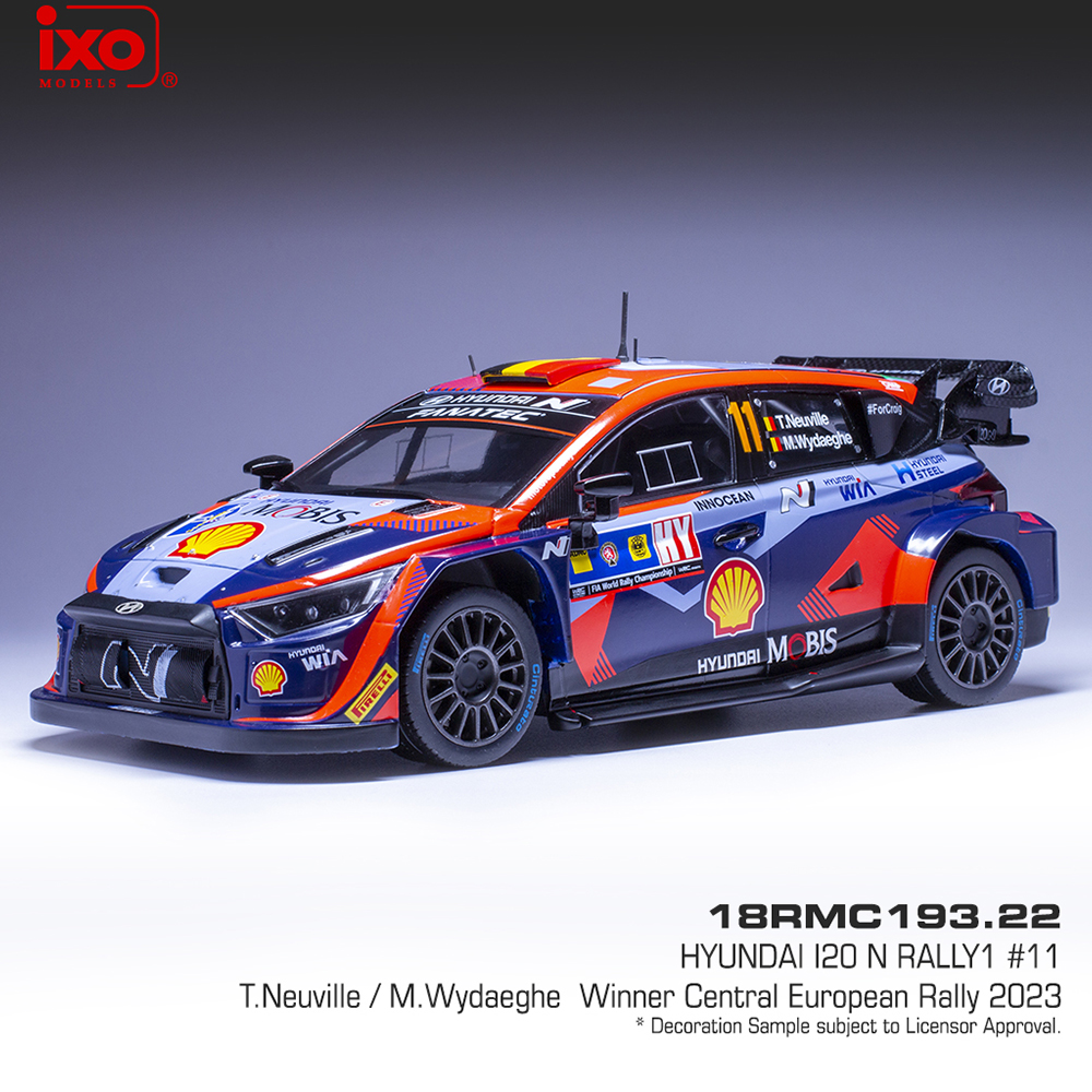 1/43 ヒョンデ i20N 2023年モンテカルロ #11 T.ヌービル 1/43 ヒョンデ i20N 2023年モンテカルロ #11 T.ヌービル ミニカー