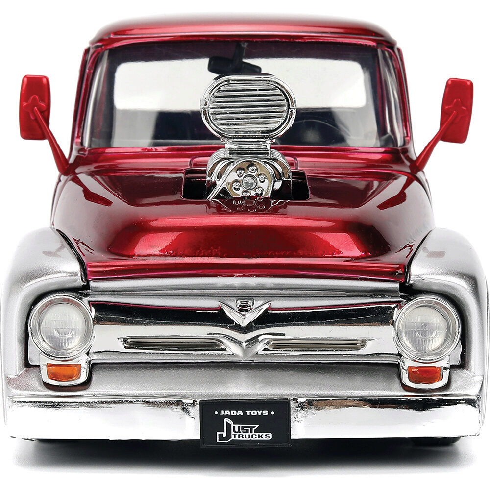 1956 Ford F-100 Suburban with Gas Pump Diecast Model Truck