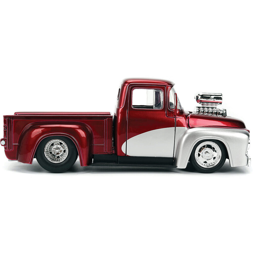 1956 Ford F-100 Suburban with Gas Pump Diecast Model Truck
