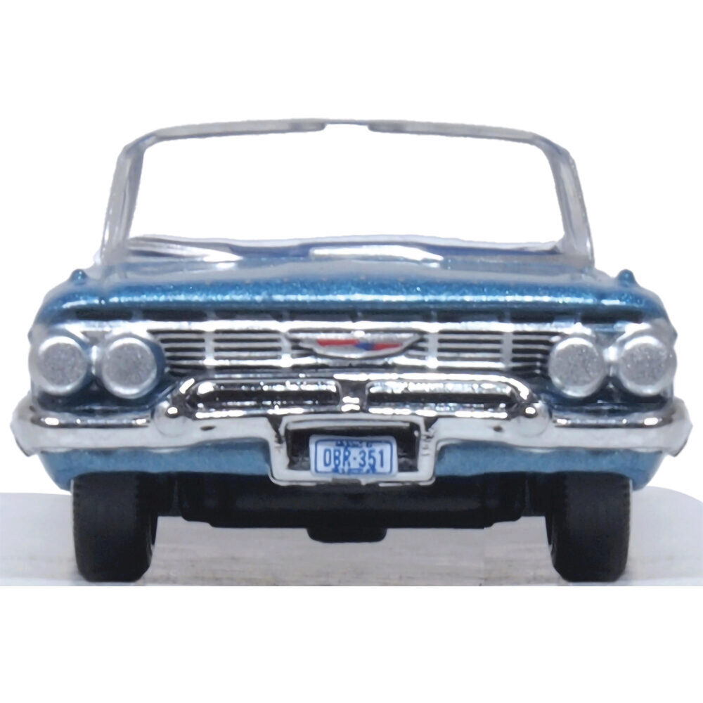 1961 Chevrolet Impala Convertible Jewel Blue / White