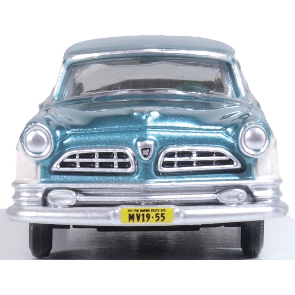 1955 Chrysler New Yorker Deluxe St. Regis Jade Green / Platinum