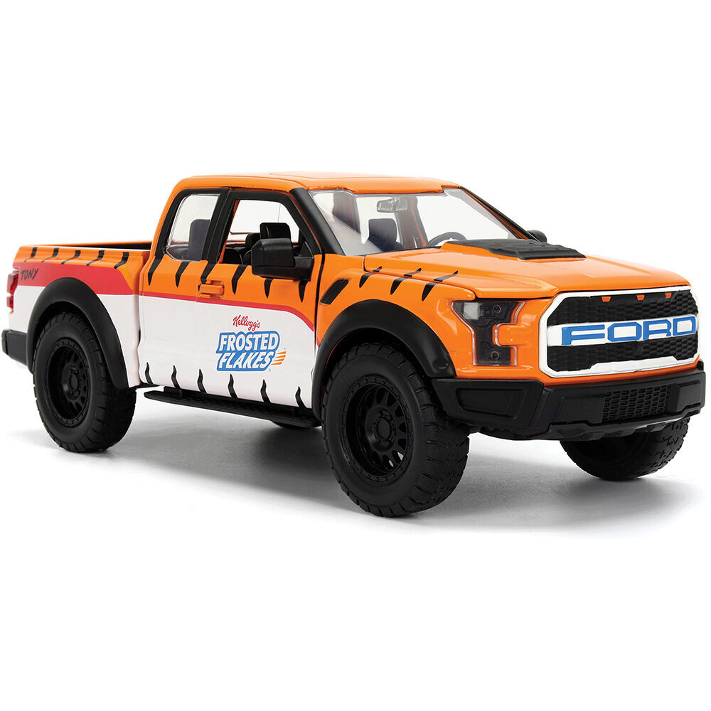 ミニカー 1:24 Kellogg&#39;s 2017 Ford F-150 Raptor 2017 FORD F-150 RAPTOR PICKUP TRUCK 1:24 DIECAST MODEL WITH