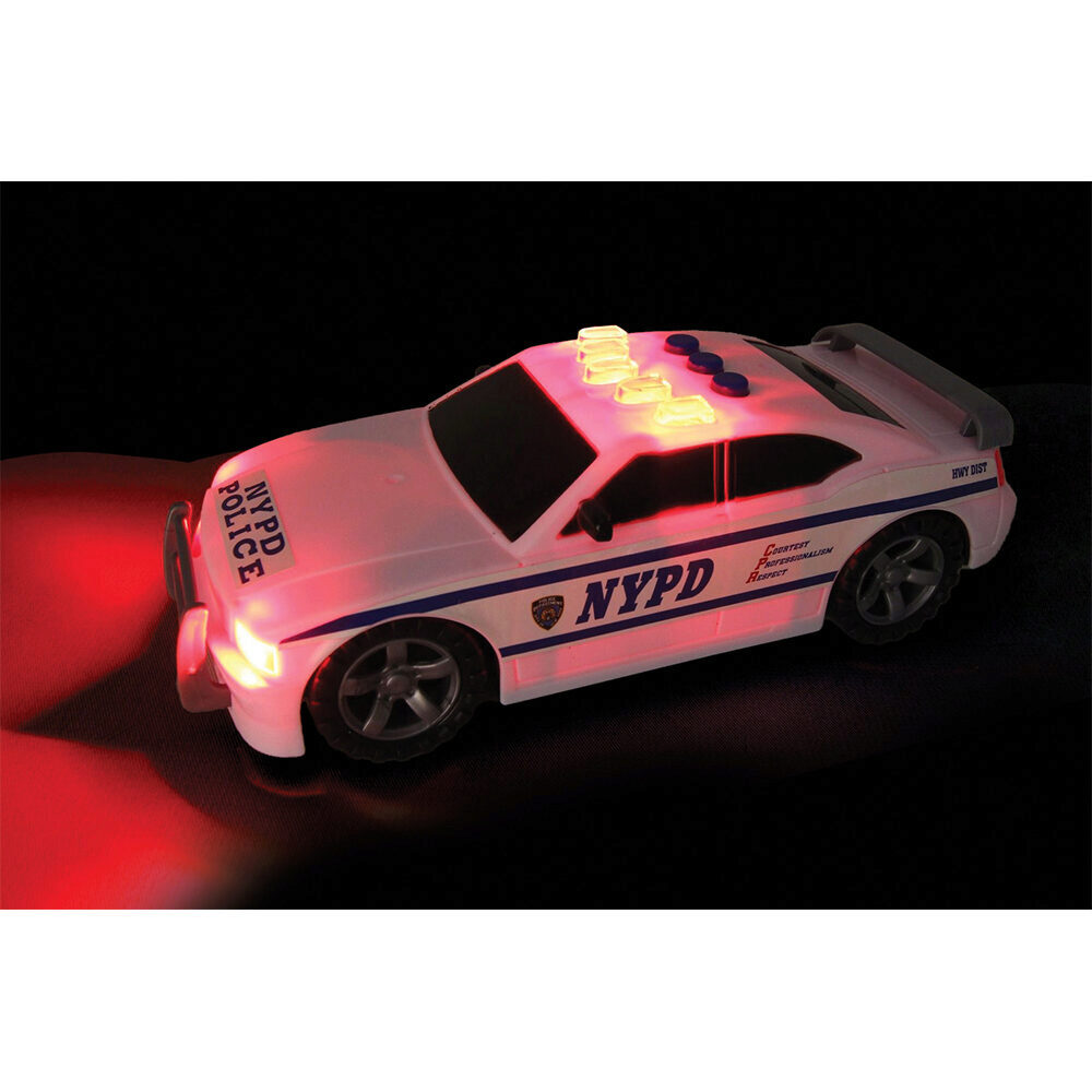 NYPD Police Car with Lights Sounds Plastic Daron