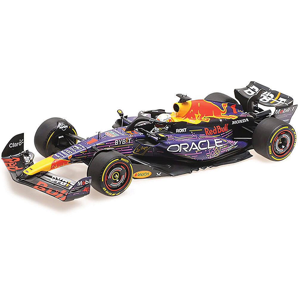 MV 1/18 RB19 2023ラスベガス フェルスタッペン 2023 Oracle Red Bull Racing RB19 Max Verstappen Winner Las