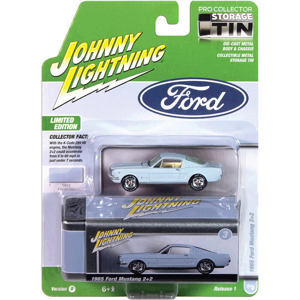 1965 Ford Mustang Fastback w/Tin Ivy Green | Johnny Lightning