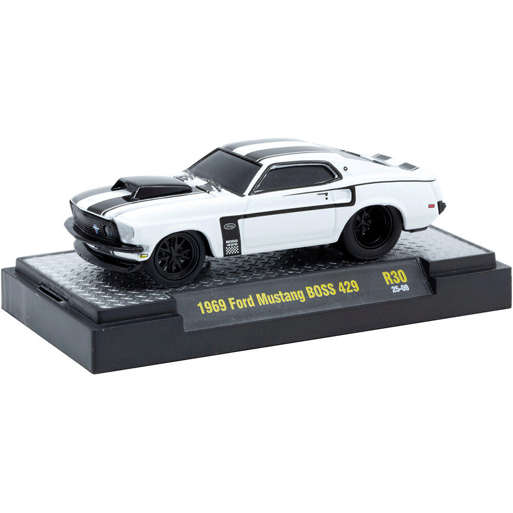 ミニカー 1969 Ford Mustang Boss 429 1969 Ford Mustang Boss 429 Black NEX Models 1/24 Diecast