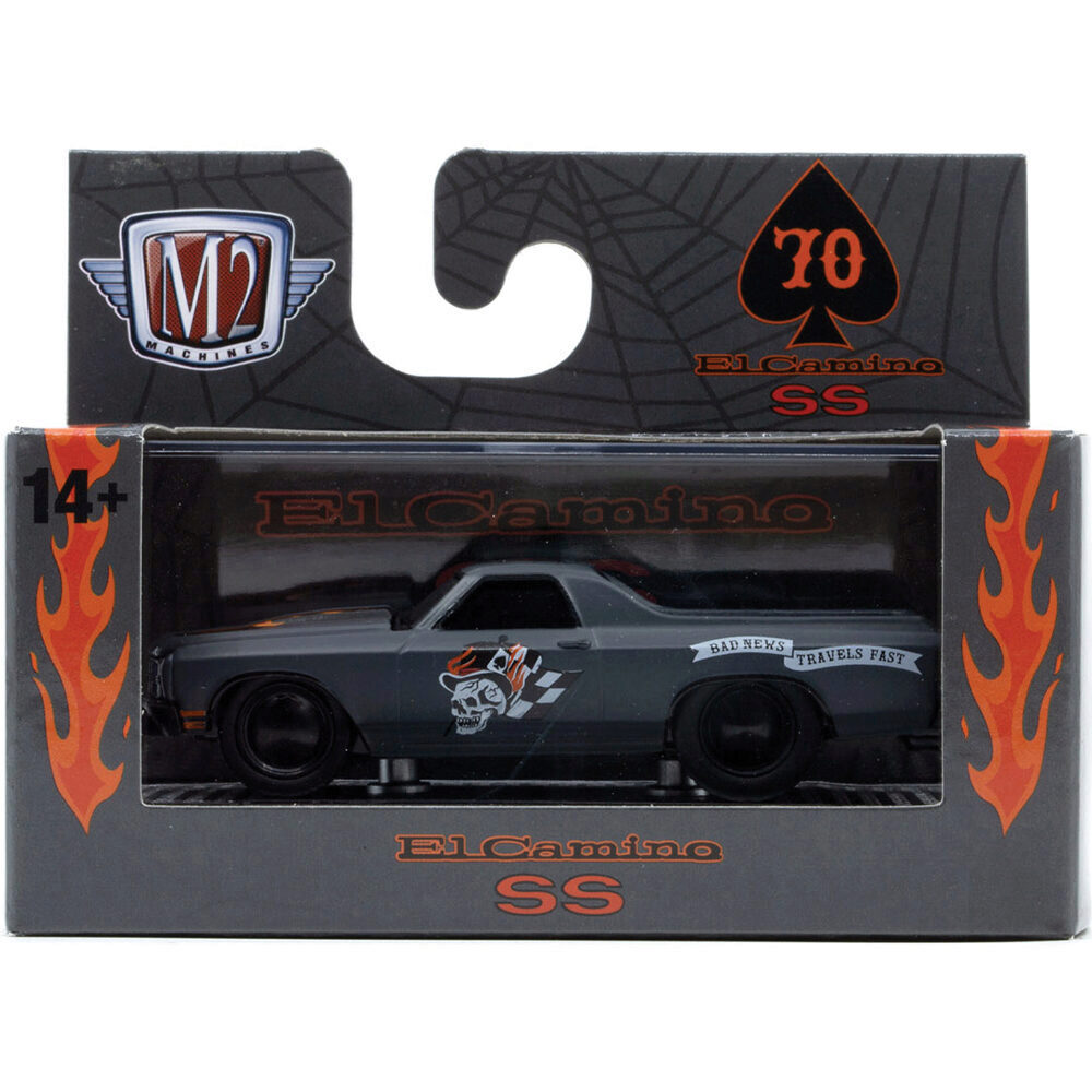 1970 Chevrolet El Camino SS454 Matte Gray | M2 Machines