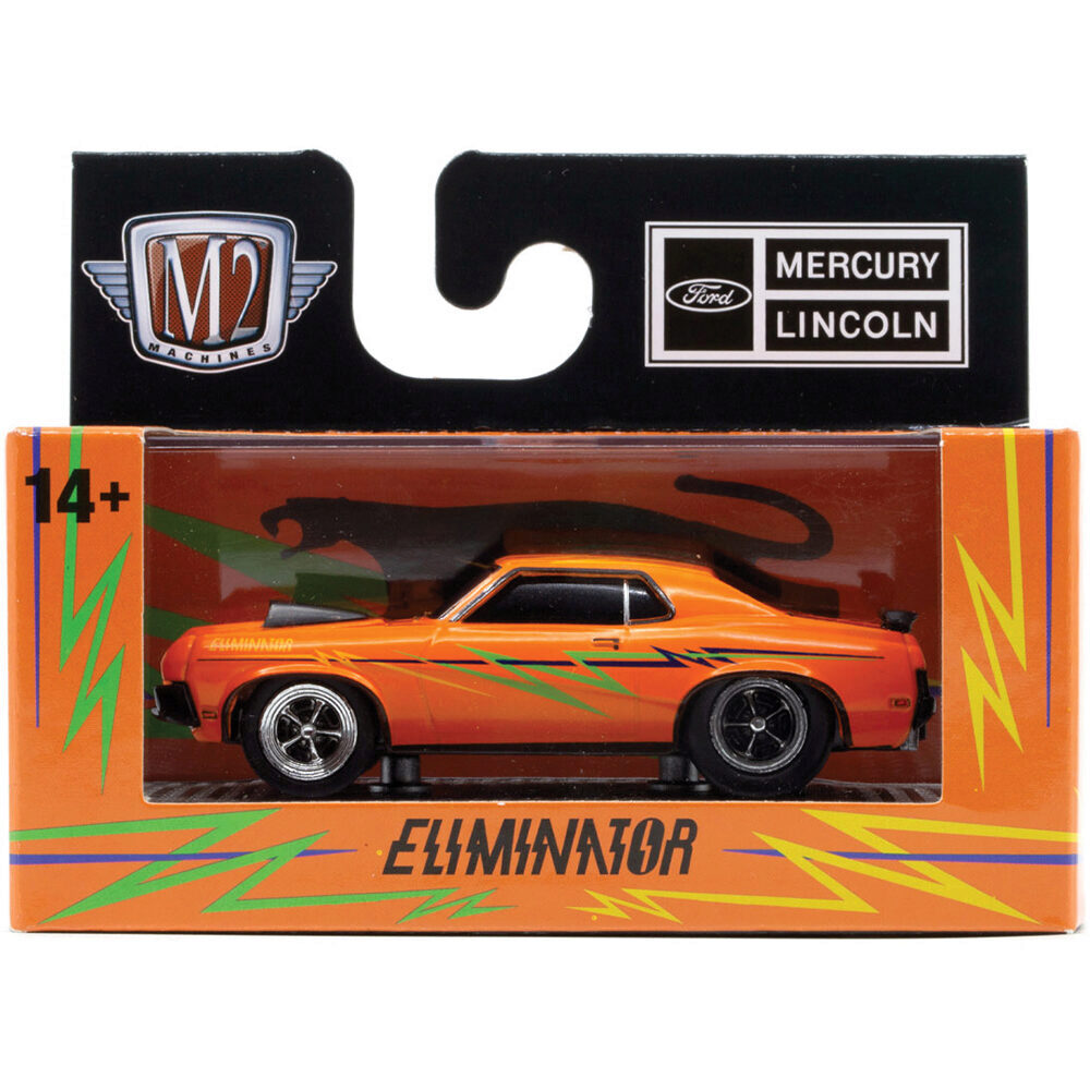 1/64 ヘルズデプト　クーガー 1970 Mercury Cougar ELIMINATOR Orange Diecast Model Car | M2