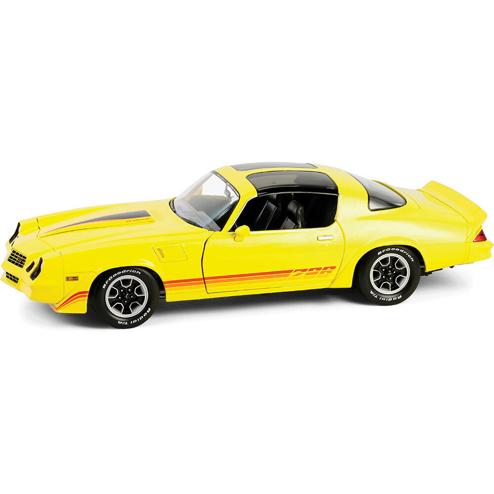 1/18ミニカー　CAMARO Z28 1980 Chevrolet Camaro Z/28 with T-Tops Bright Yellow with