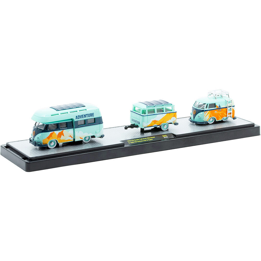 M2マシーン 1960 フォルクスワーゲン・ダブルキャブ USA モデル 1960 Volkswagen Double Cab Pickup Diecast Model Kit | M2