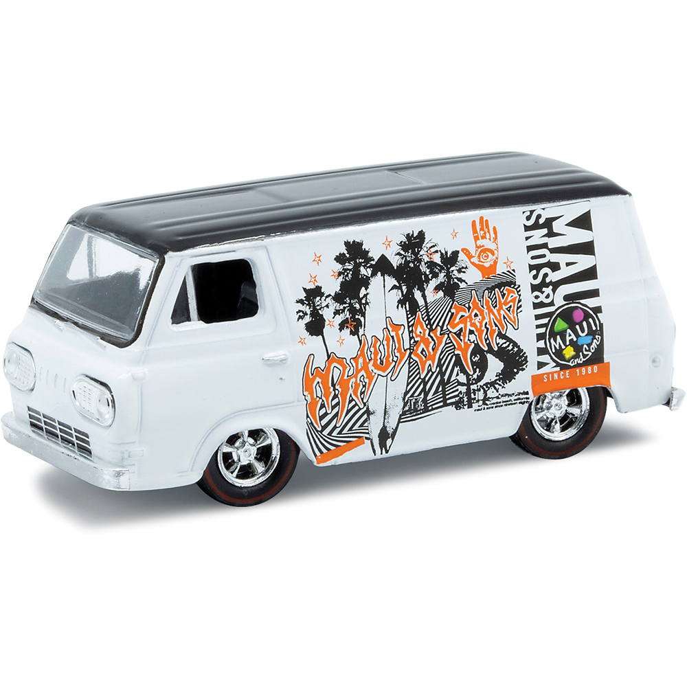 Camionnette Ford Econoline 1965 - M2 Machines 1:64 - Modèle Réduit Diecast Neuf 2023 - Édition Sortie 66
