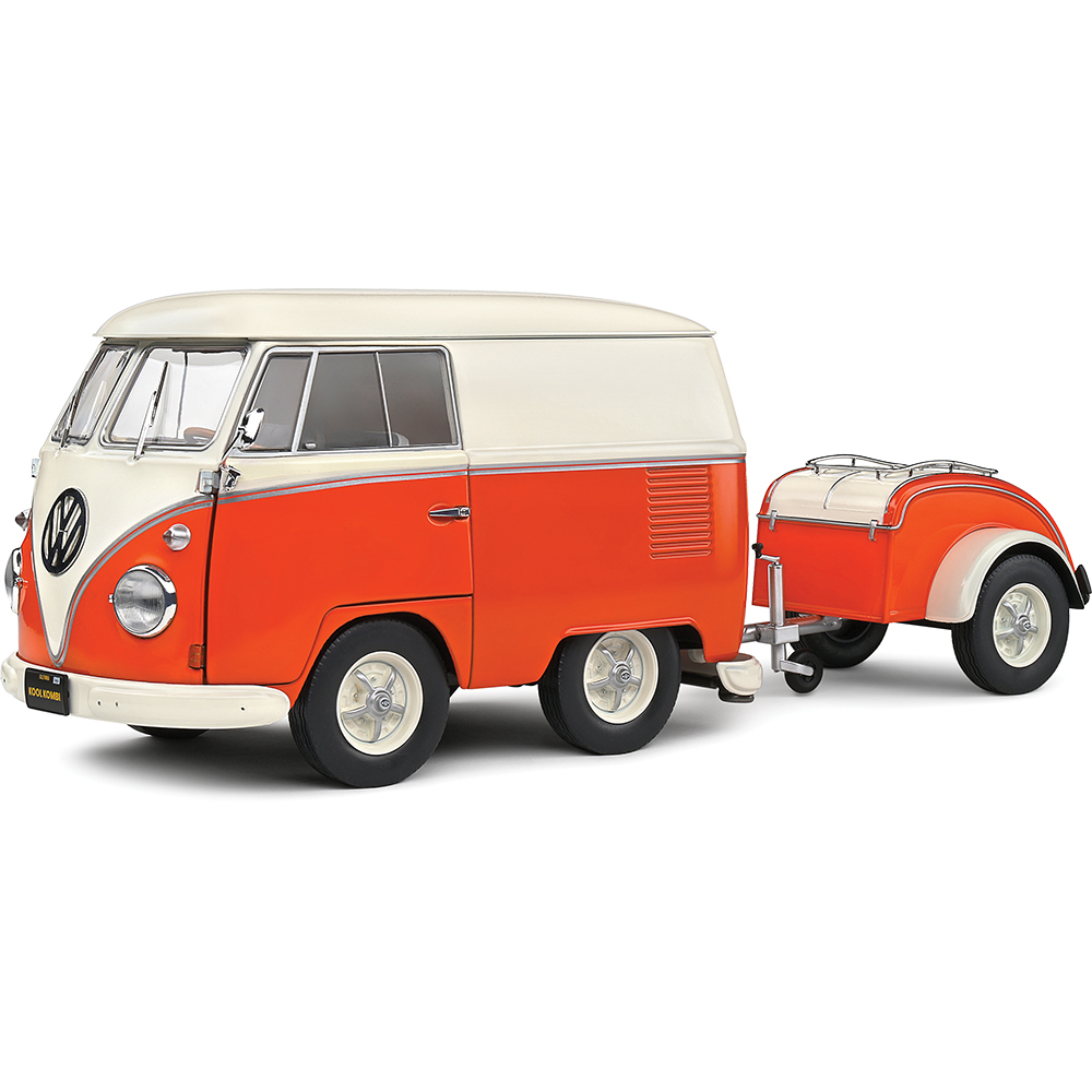 ソリド1/18 VW T1 バン クール コンビ トレーラー 1950 オレンジ ソリド1/18 VW T1 バン クール コンビ トレーラー 1950 オレンジ