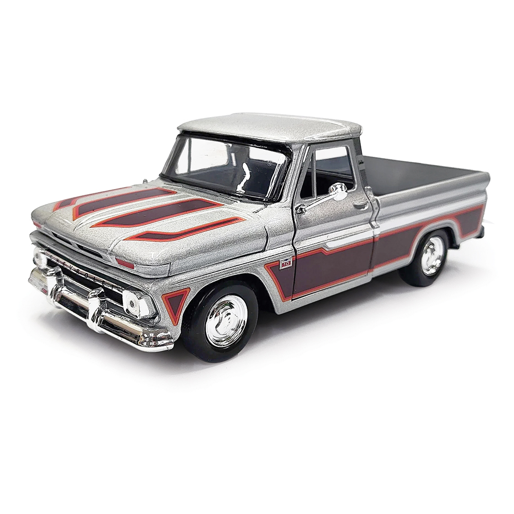 1/24 シトロエン C15 ピックアップ 1982 (ホワイト) 1966 Chevy C-10 Fleetside Silver with Paneling | Motormax