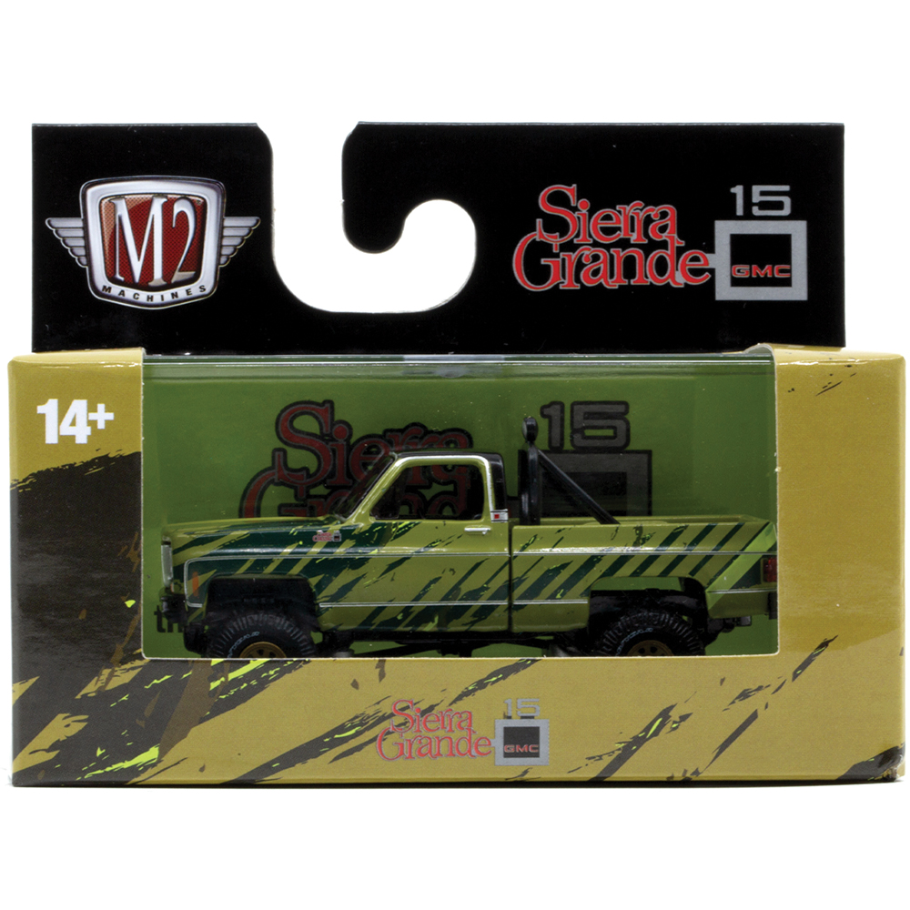 1976 GMC Sierra Grande 15 4X4 Green Diecast Model Truck | M2