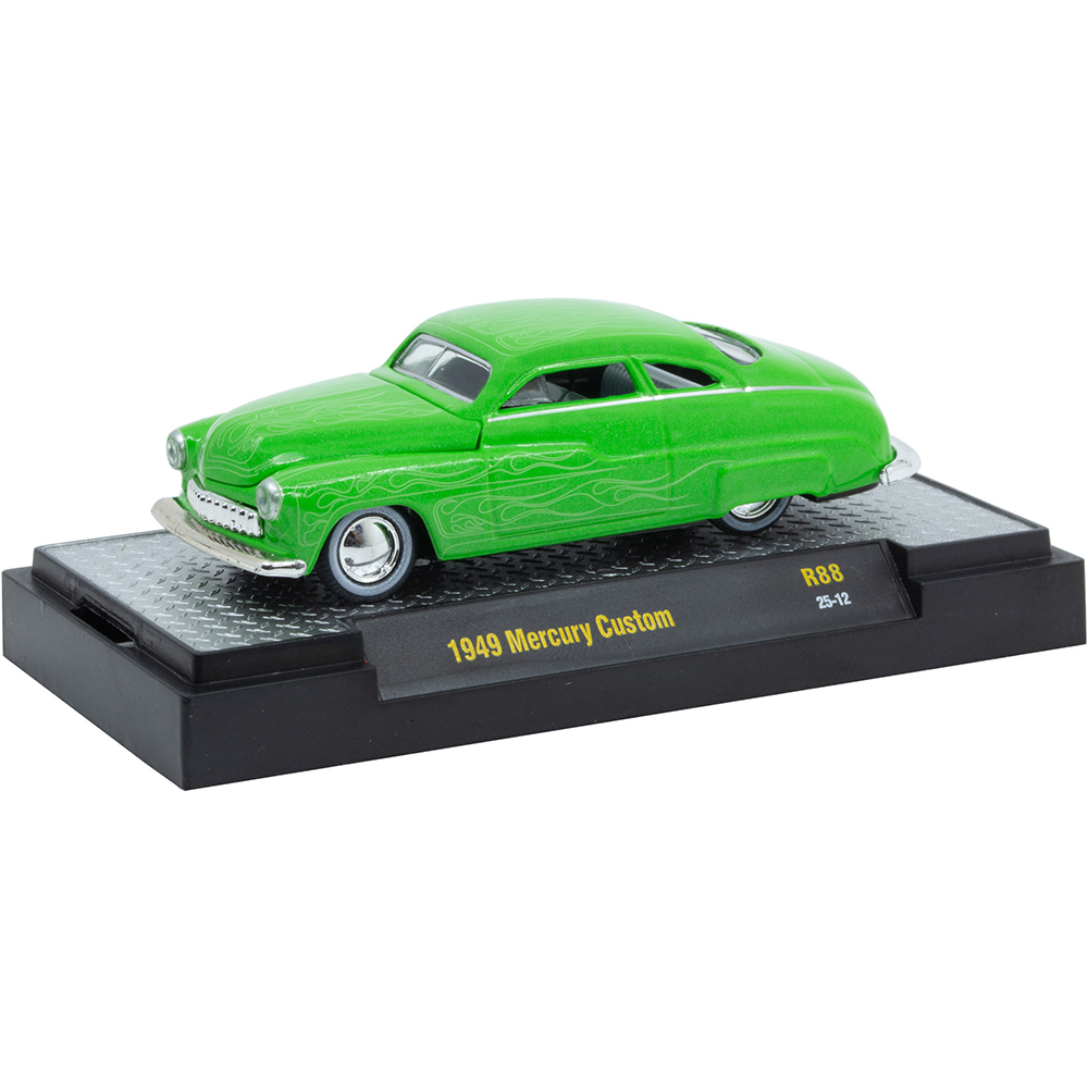 M2 1949 マーキュリー・カスタム 1949 Mercury Custom Teal Flames | M2 Machines