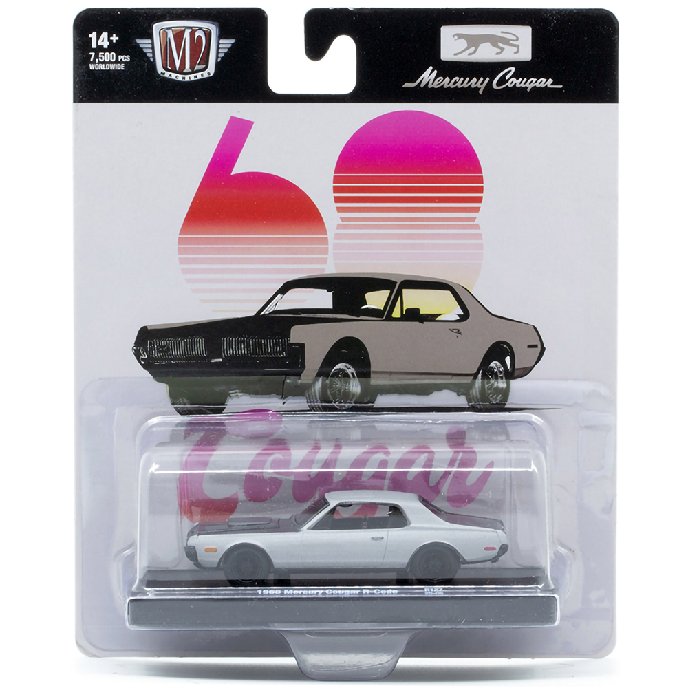 1/64 ヘルズデプト　クーガー 1970 Mercury Cougar ELIMINATOR Orange Diecast Model Car | M2
