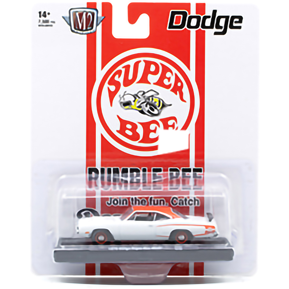 1970 Dodge super bee HEMI  ミニカー 1970 Dodge Super Bee HEMI - White 1:64 Scale | Collectable