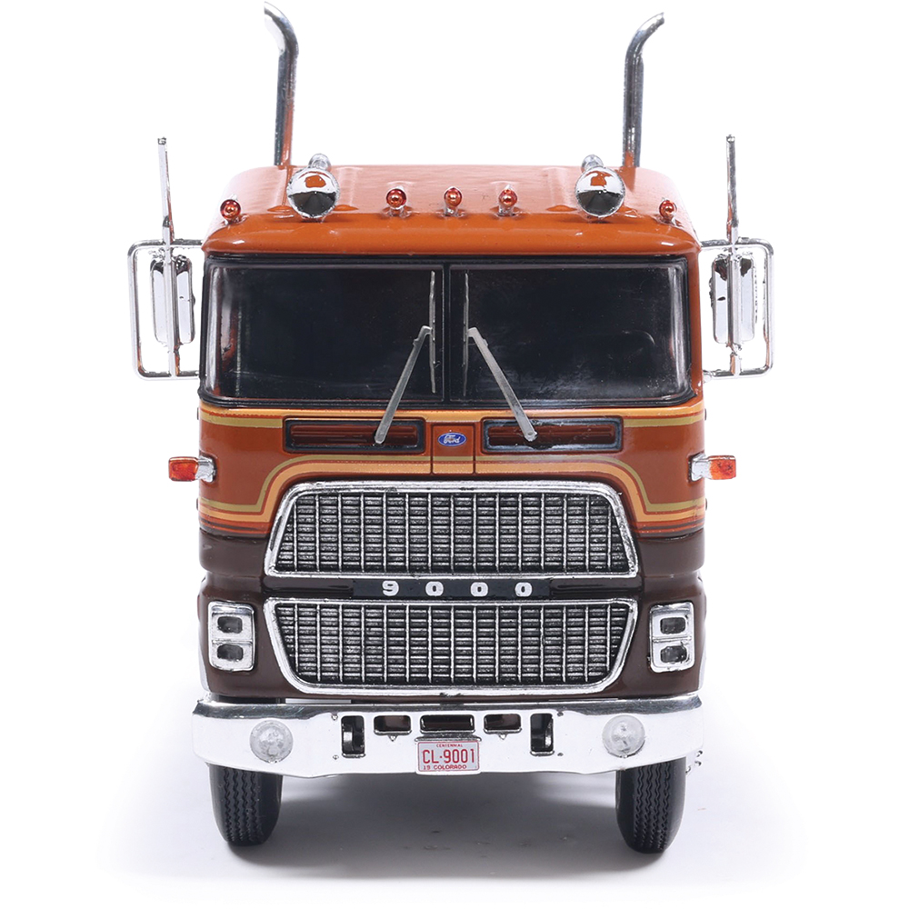 Ford COE 9000 Brown and Tan Diecast Model Truck | IXO Models