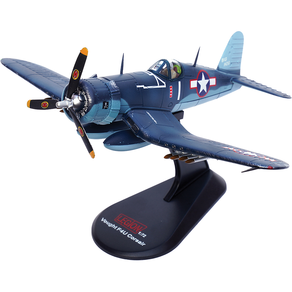 Vought F4U-1A Corsair Big Hog, 11-victory ace V-17 Jolly Rogers