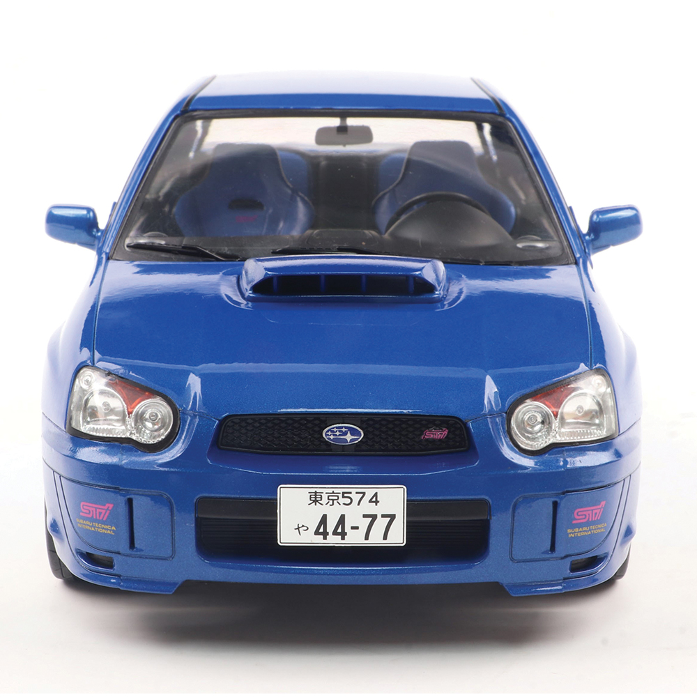 2003 Subaru Impreza WRX STI Sonic Blue Diecast Model Car