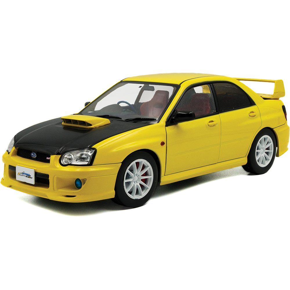 2003 Subaru Impreza WRX STI Yellow Diecast Model Car | Jada Toys