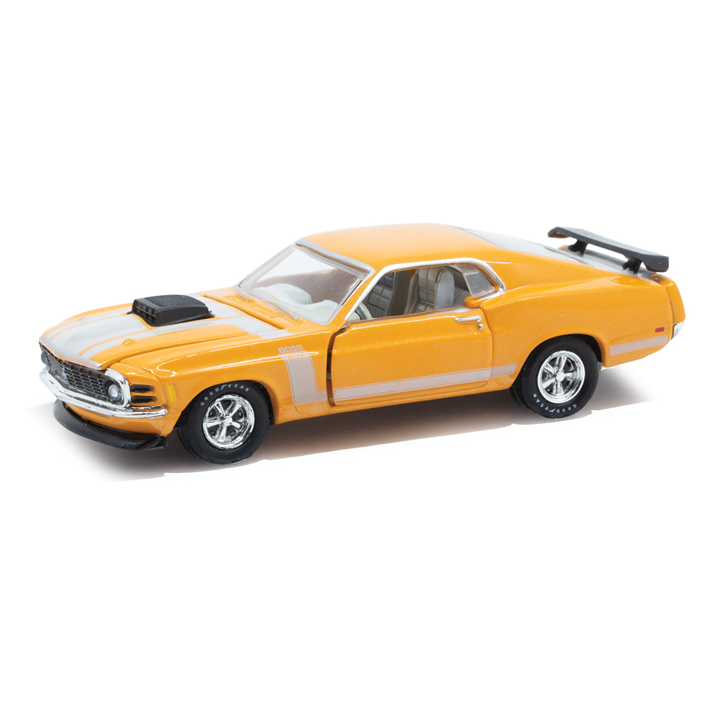 1970 Ford Mustang BOSS 302 Orange Diecast Model Car | M2