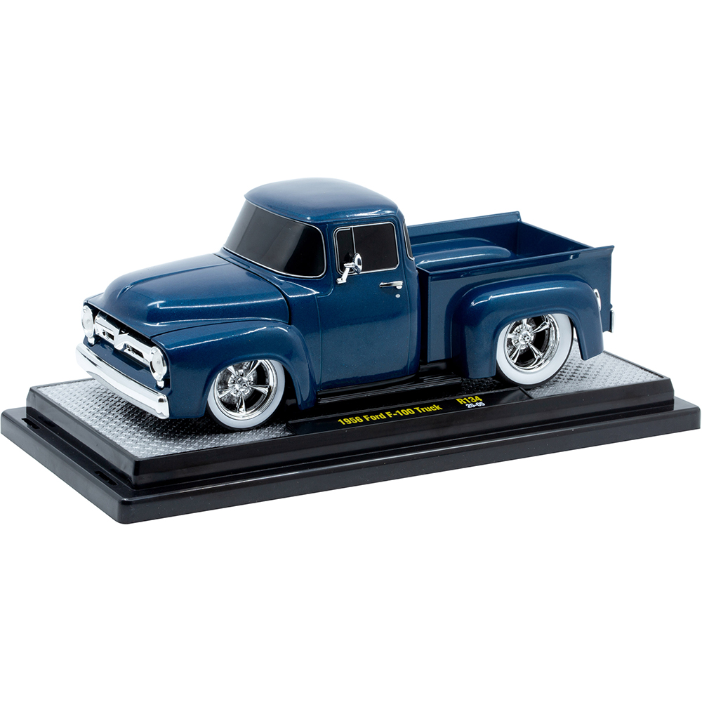 1956 Ford F-100 Custom Blue Diecast Model Truck | M2 Machines