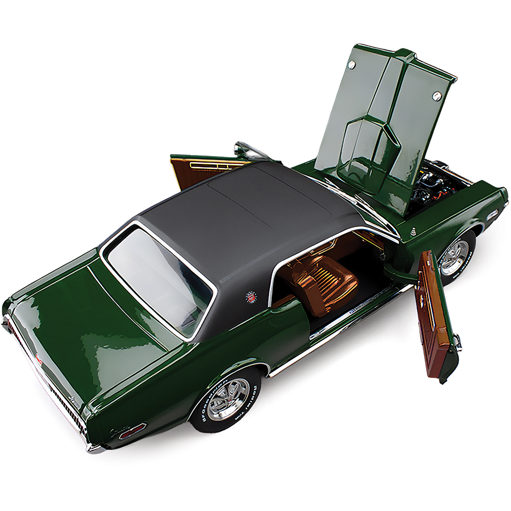 1968 Mercury Cougar XR7G Augusta Green Diecast Model Car | Sunstar