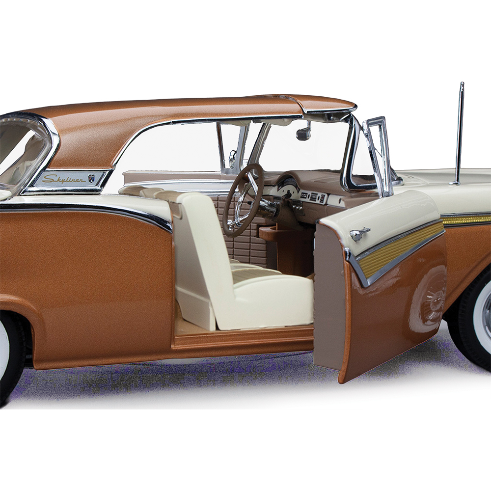 1957 Ford Fairlane 500 Skyliner Doeskin Tan/Colonial White | Sunstar