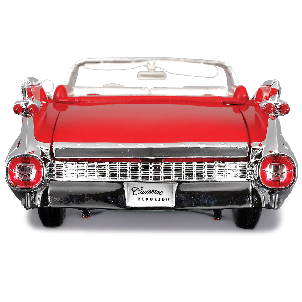 1959 Cadillac Eldorado Biarritz Red/White Diecast Model Car