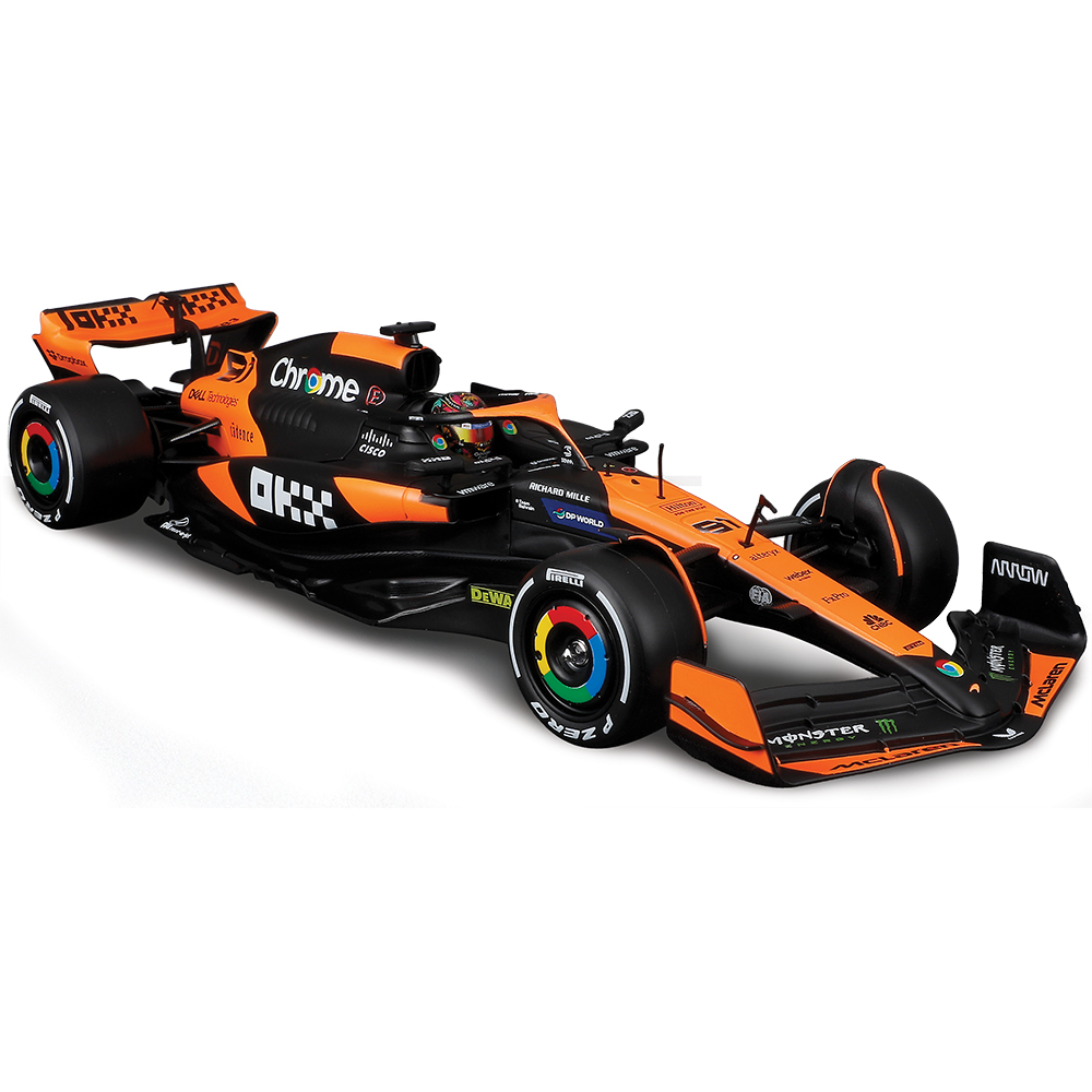 2024 McLaren F1 MCL38 w/helmet Piastri #81 Diecast Model Car | Bburago