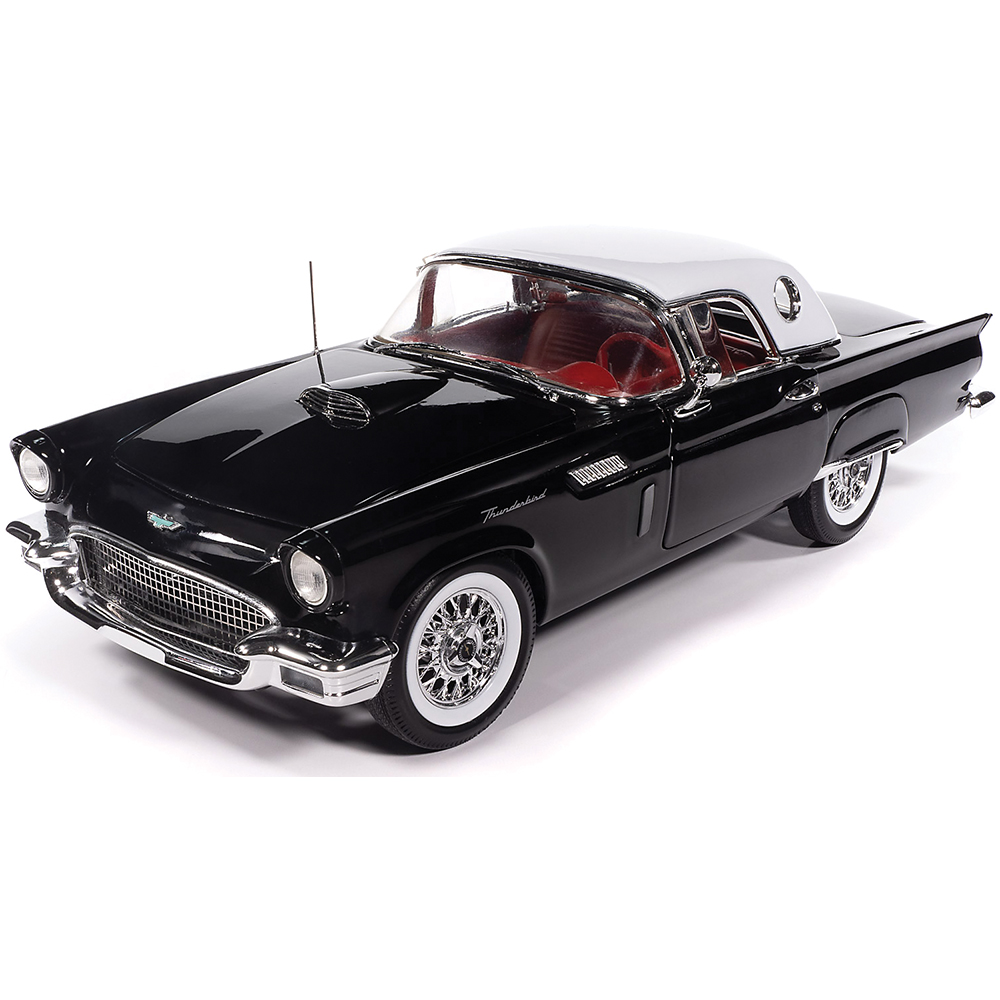 1957 Ford Thunderbird Roadster Raven Black | American Muscle