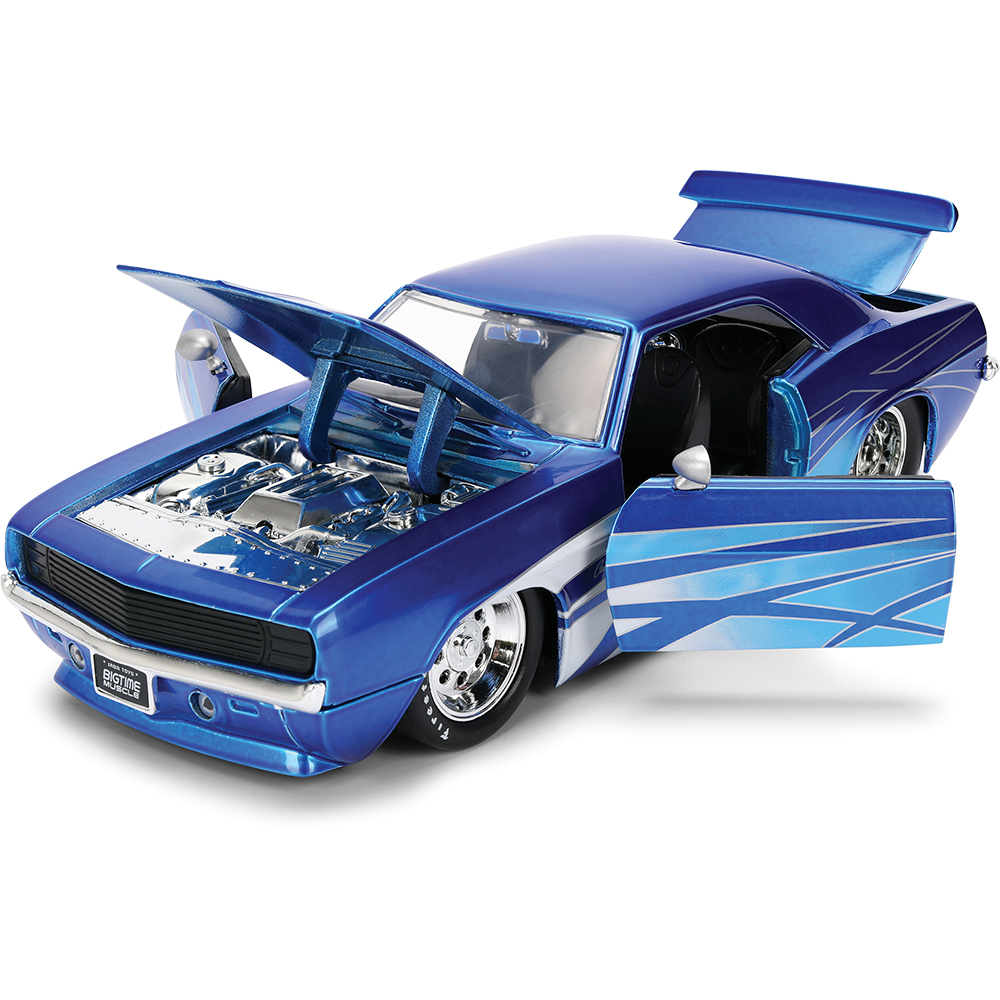1969 Chevy Camaro Blue Diecast Model Car | Jada Toys