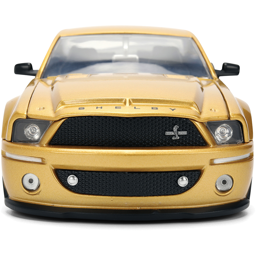2008 Shelby Mustang G.T. 500KR Gold Cobra | Jada Toys