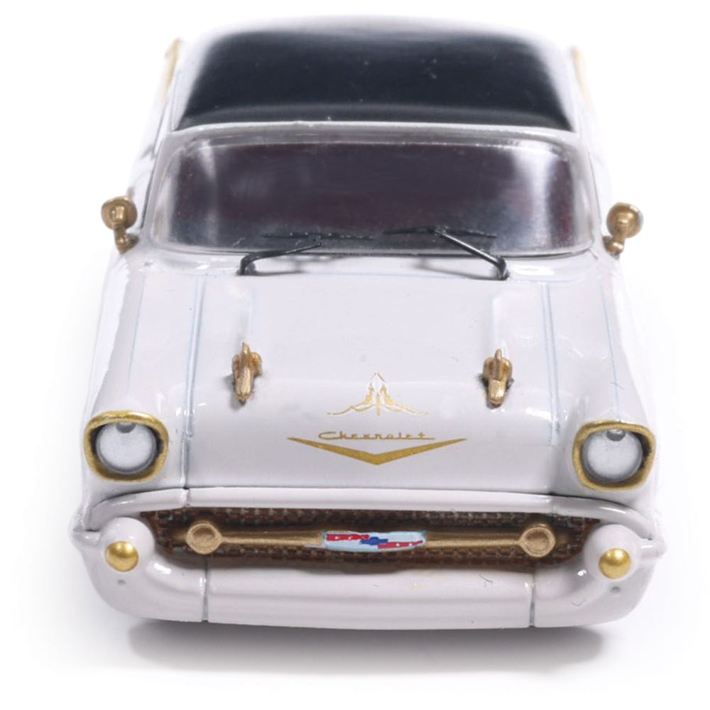 1957 Chevrolet Bel Air Lowrider Gray Diecast Model Car | IXO