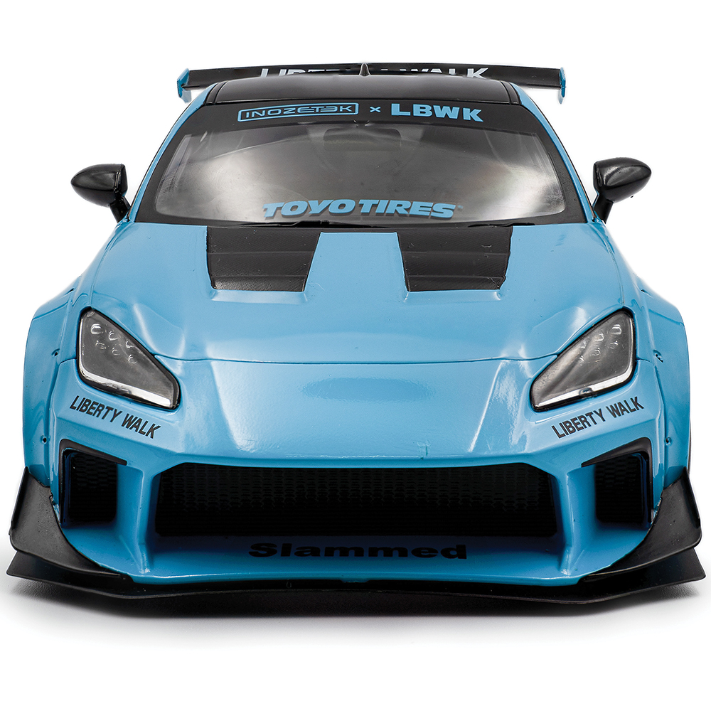 2024 Toyota GR 86 LBWK Body Kit Baby Blue Diecast Model Car | Solido