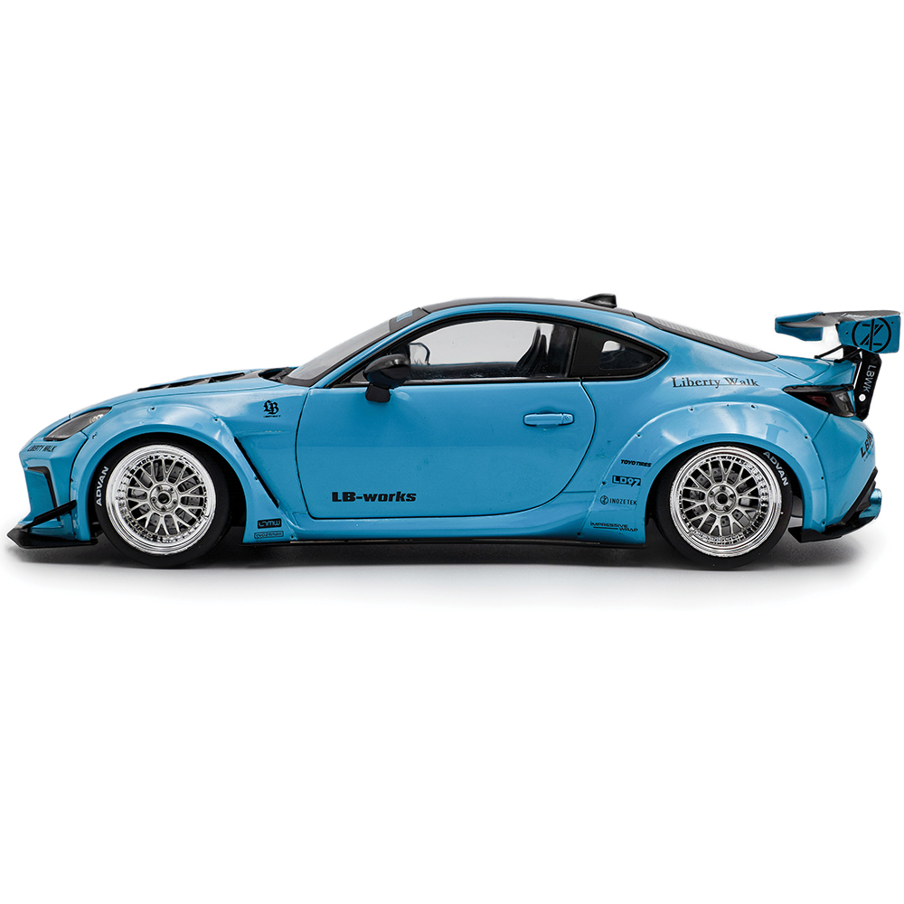 2024 Toyota GR 86 LBWK Body Kit Baby Blue Diecast Model Car | Solido