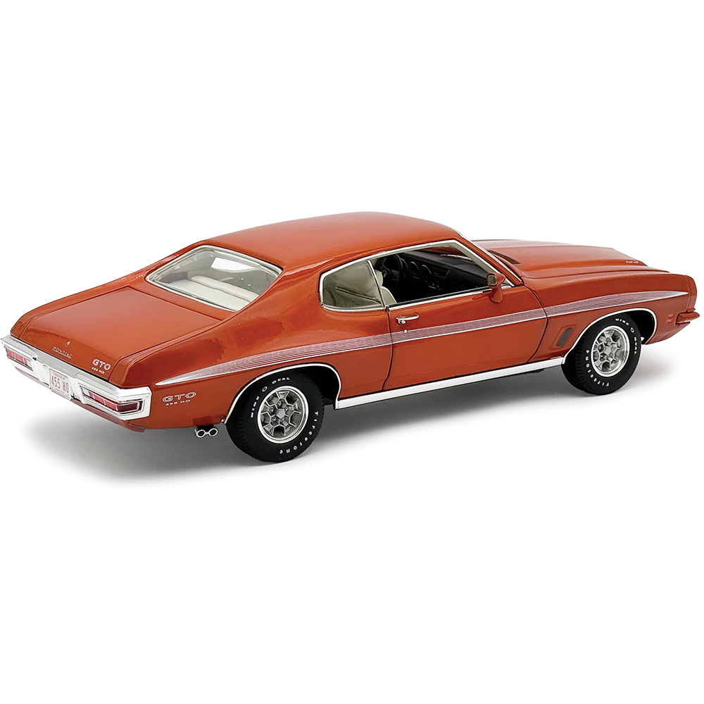 1972 Pontiac GTO Le Mans Sundance Orange Diecast Model Car | Acme