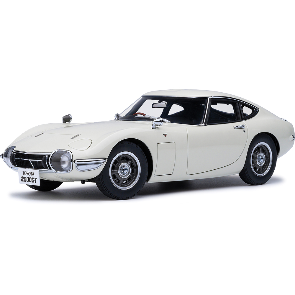 AUTO art 1/18 TOYOTAトヨタ2000GT クーペ　ホワイト③ 1967 Toyota 2000GT White Composite & Diecast Model Car | AutoArt