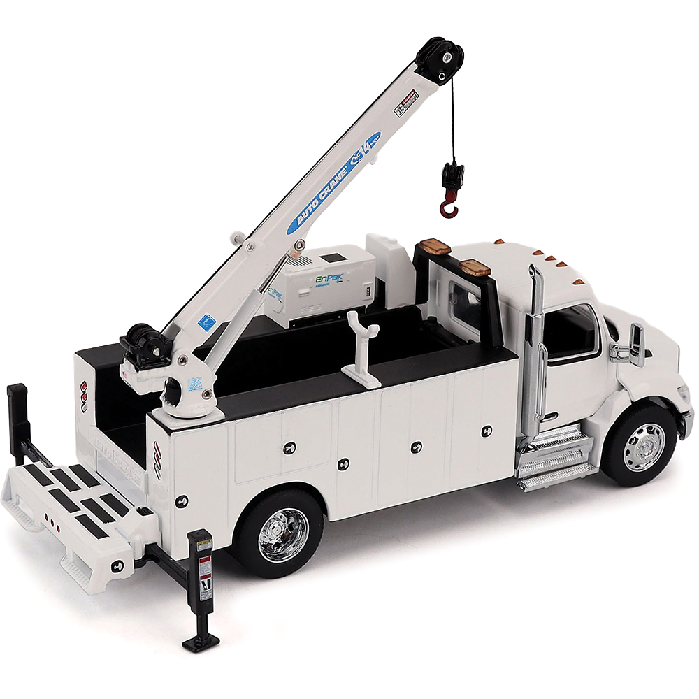 Peterbilt Model 536 Auto-Crane Titan85-Body HC14-Crane Work