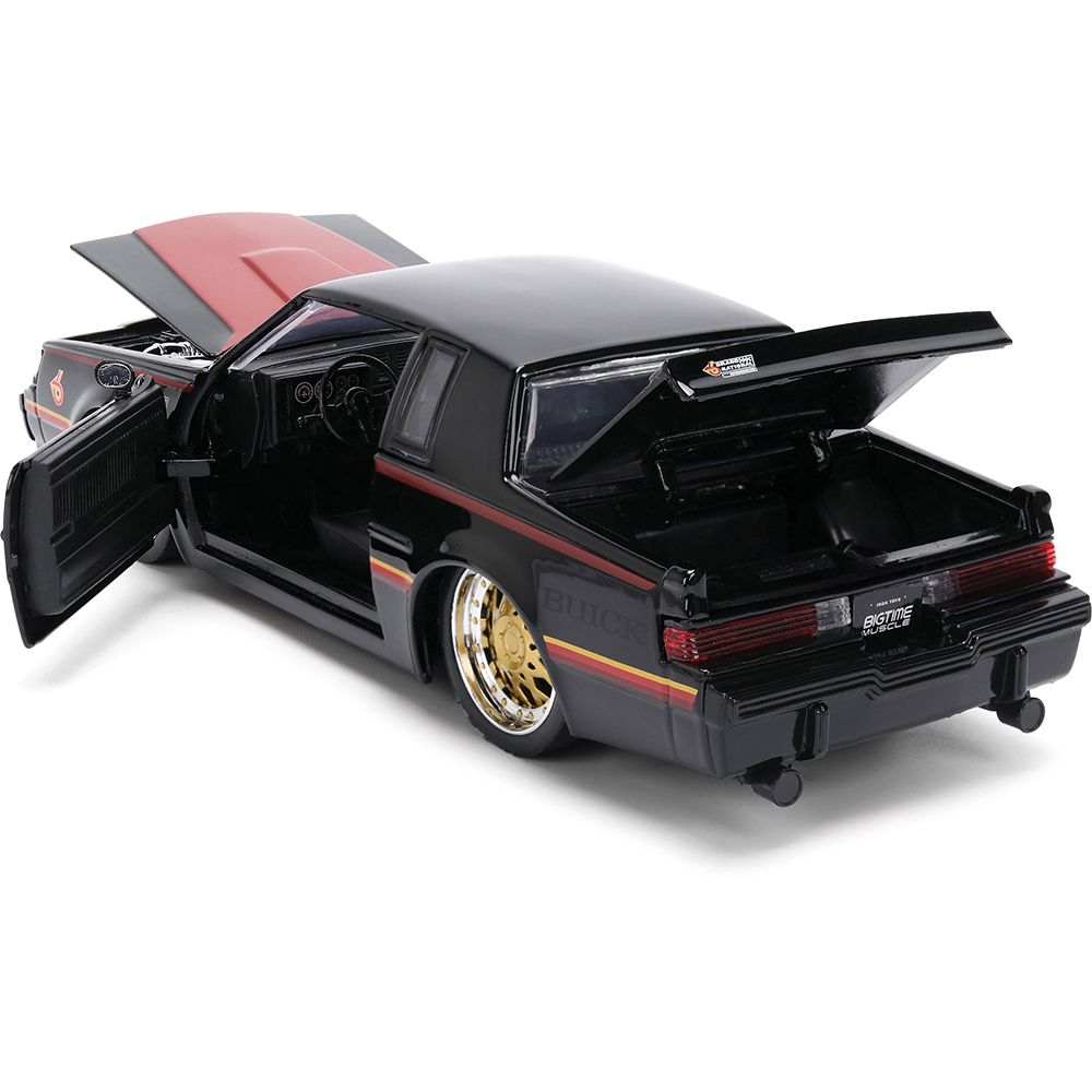 1987 Buick Grand National Custom Black Diecast Model Car | Jada Toys